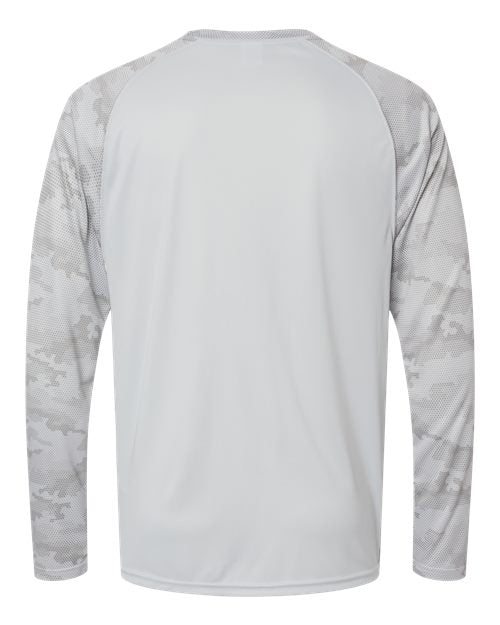Paragon Men's Cayman Performance Camo Colorblocked Long Sleeve T-Shirt-2
