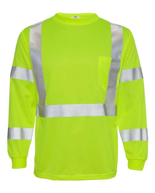 Kishigo Men's Long Sleeve Class 3 T-Shirt-1