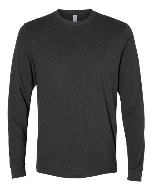 Next Level Men's Sueded Long Sleeve T-Shirt-1