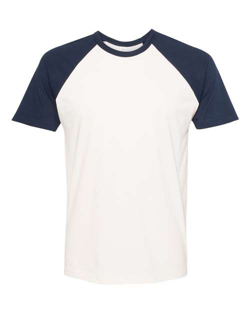 Next Level Men's Cotton Raglan T-Shirt-1