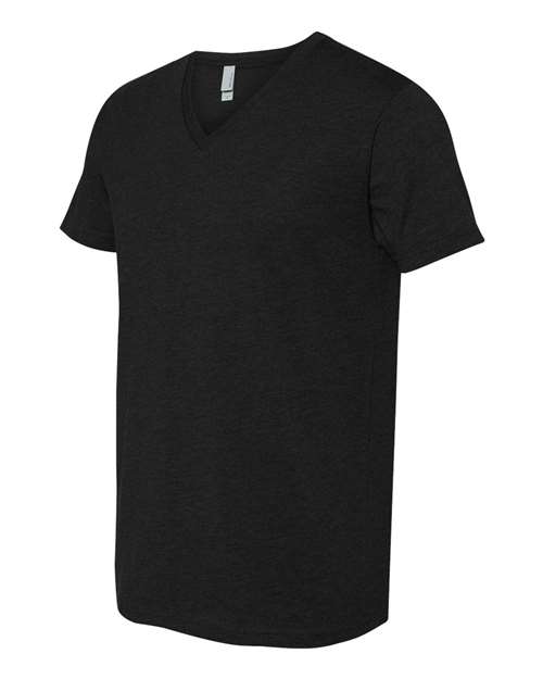 Next Level Men's CVC V-Neck T-Shirt-2