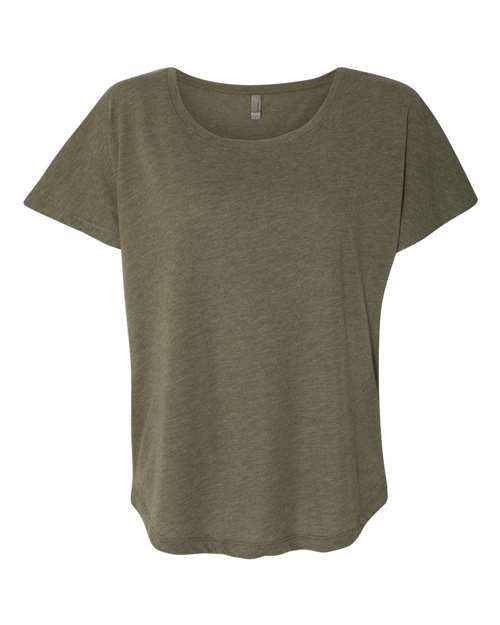 Next Level Women’s Triblend Dolman T-Shirt-1