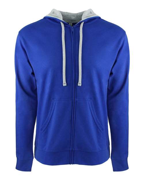 Next Level Men's Laguna Full-Zip Hoodie Sweatshirt-1