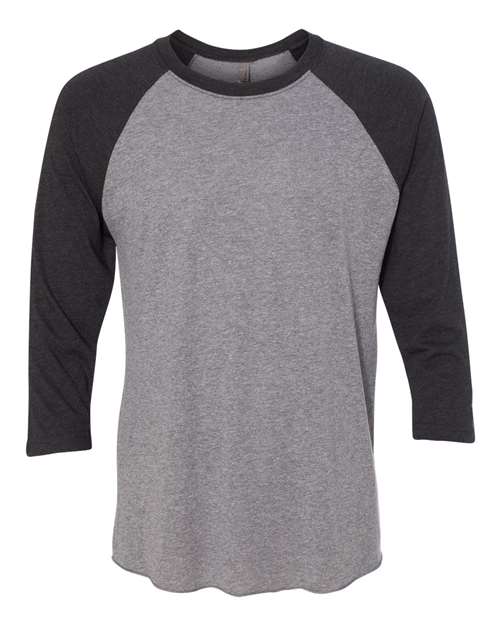 Next Level Men's Triblend Three-Quarter Raglan T-Shirt-1