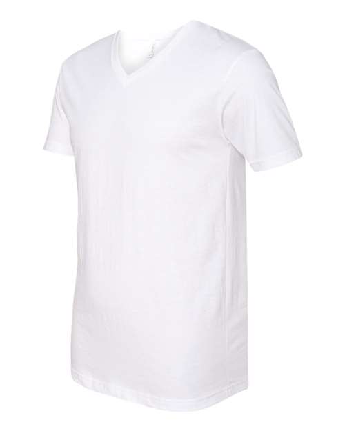 Next Level Men's CVC V-Neck T-Shirt-2