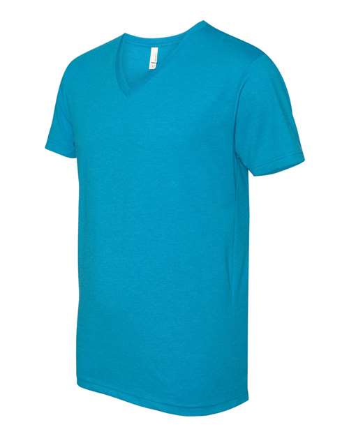 Next Level Men's CVC V-Neck T-Shirt-2