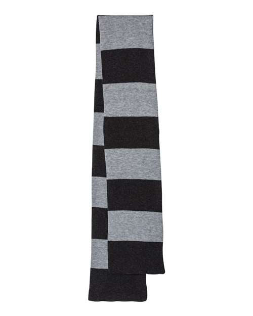Sportsman Rugby-Striped Knit Scarf-2