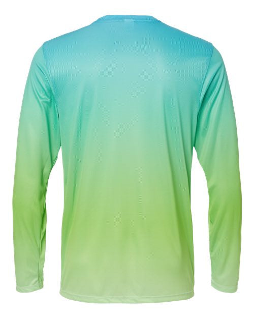 Paragon Men's Barbados Performance Pin Dot Long Sleeve T-Shirt-2