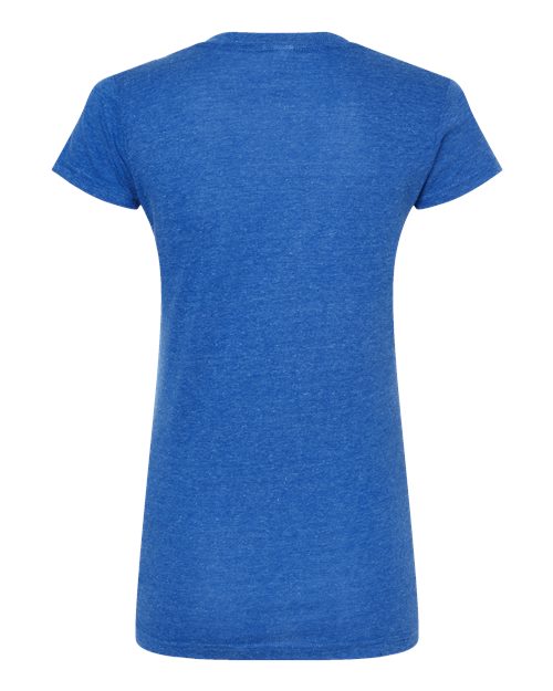 Tultex Women's Poly-Rich V-Neck T-Shirt-2