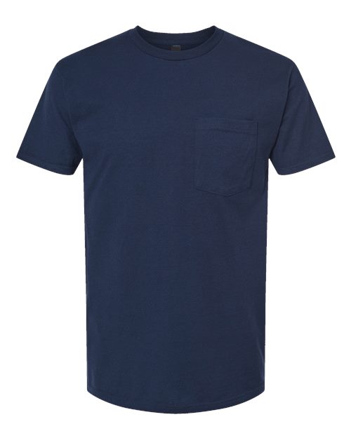 Tultex Men's Heavyweight Jersey Pocket T-Shirt-1