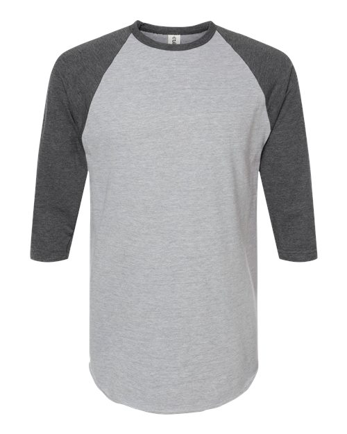 Tultex Men's Fine Jersey Raglan T-Shirt-1