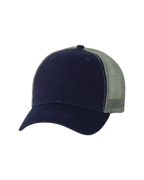 Valucap Bio-Washed Trucker Cap-1