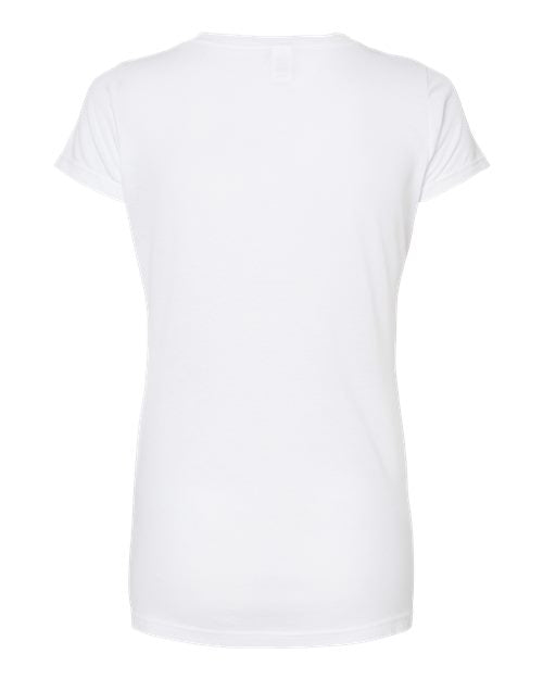 Tultex Women's Poly-Rich Scoop Neck T-Shirt-2