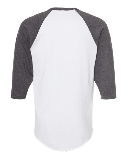 Tultex Men's Fine Jersey Raglan T-Shirt-2