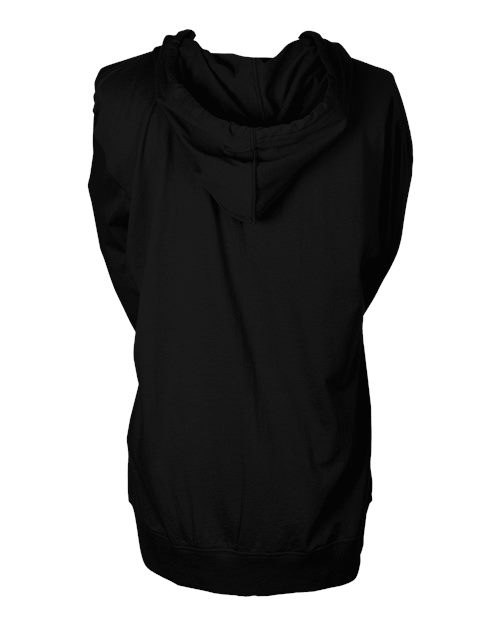 Tultex Men's Beach Full-Zip Hooded Long Sleeve T-Shirt-2