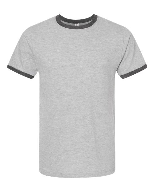 Tultex Men's Fine Jersey Ringer T-Shirt-1
