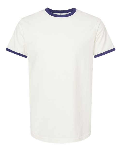 Tultex Men's Fine Jersey Ringer T-Shirt-1