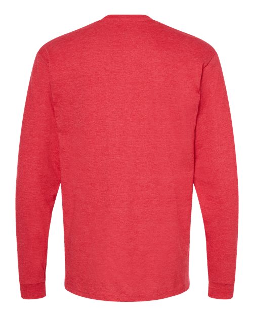 Tultex Men's Heavyweight Jersey Long Sleeve T-Shirt-2