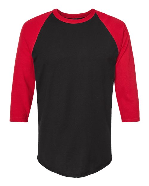 Tultex Men's Fine Jersey Raglan T-Shirt-1