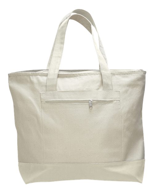 Q-Tees 19L Zippered Tote-1