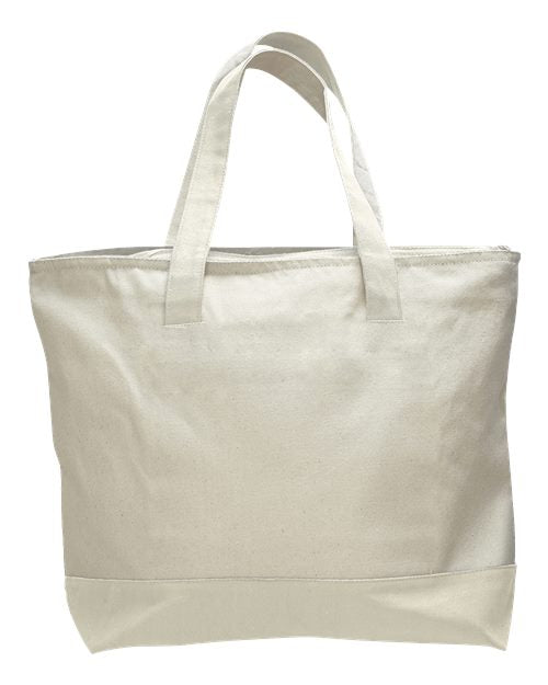 Q-Tees 19L Zippered Tote-2
