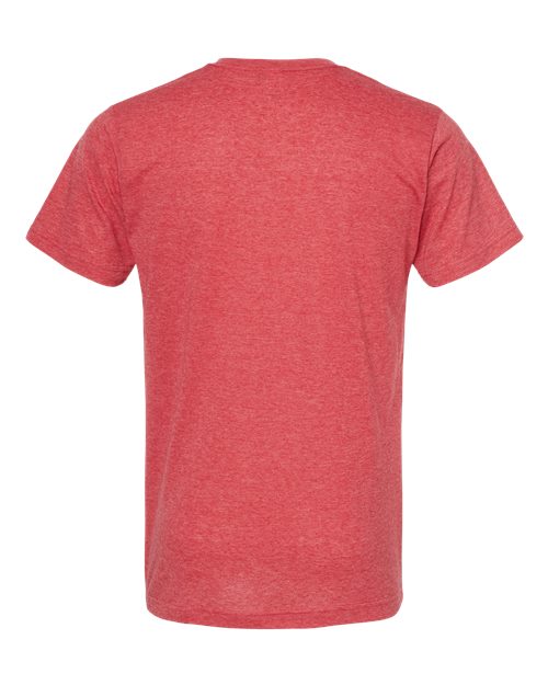 Tultex Men's Poly-Rich V-Neck T-Shirt-2