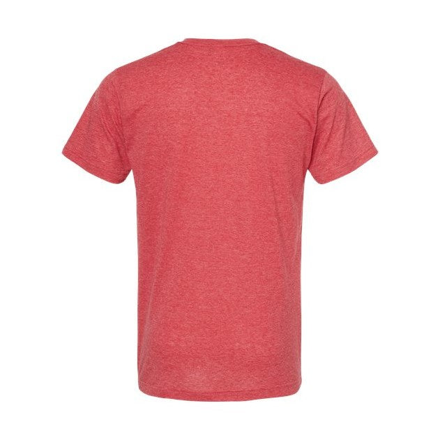 Tultex Men's Poly-Rich V-Neck T-Shirt-2