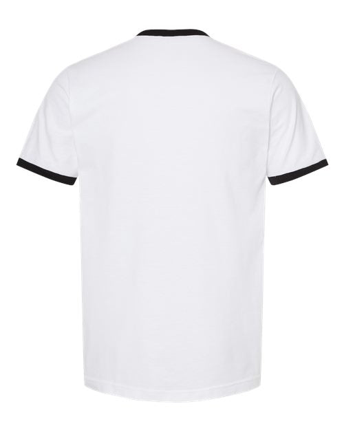 Tultex Men's Fine Jersey Ringer T-Shirt-2