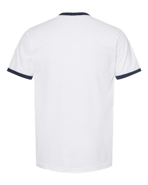 Tultex Men's Fine Jersey Ringer T-Shirt-2