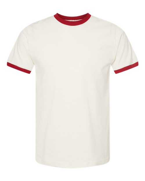 Tultex Men's Fine Jersey Ringer T-Shirt-1