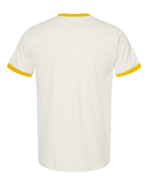 Tultex Men's Fine Jersey Ringer T-Shirt-2