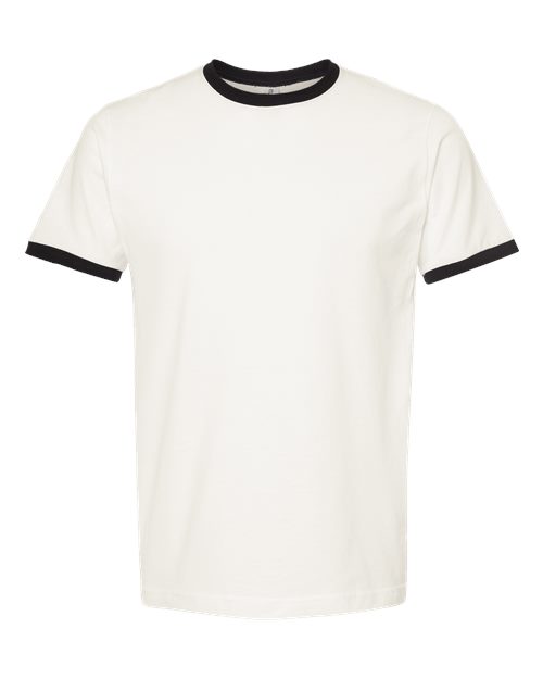 Tultex Men's Fine Jersey Ringer T-Shirt-1