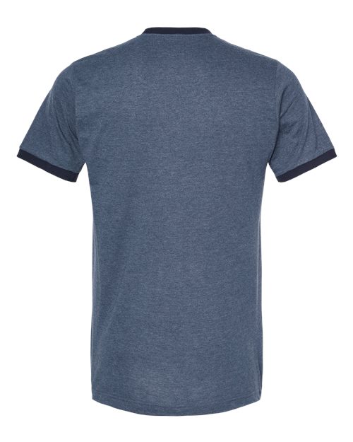 Tultex Men's Fine Jersey Ringer T-Shirt-2