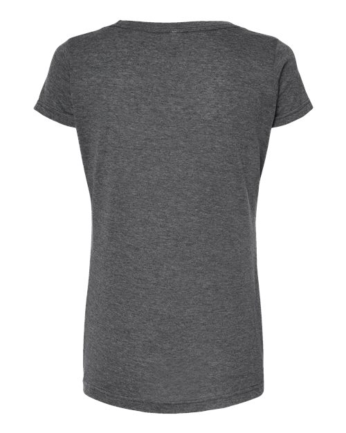 Tultex Women's Poly-Rich Scoop Neck T-Shirt-2