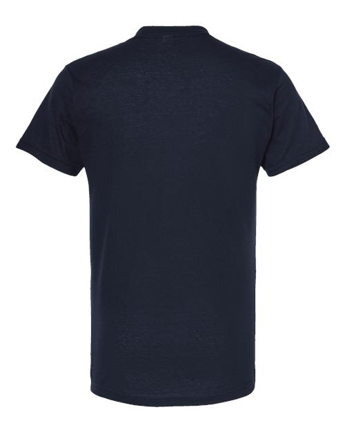 Tultex Men's Poly-Rich V-Neck T-Shirt-2