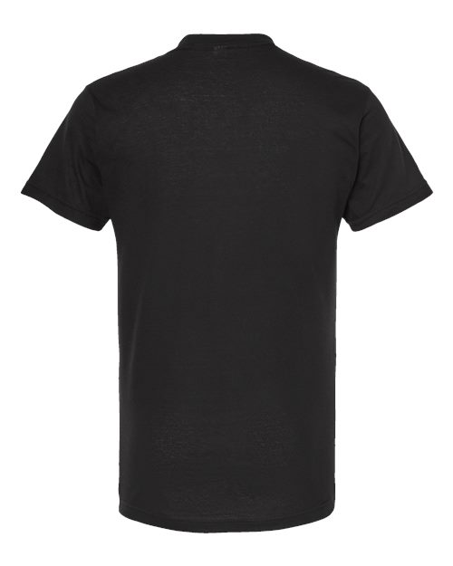 Tultex Men's Poly-Rich V-Neck T-Shirt-2