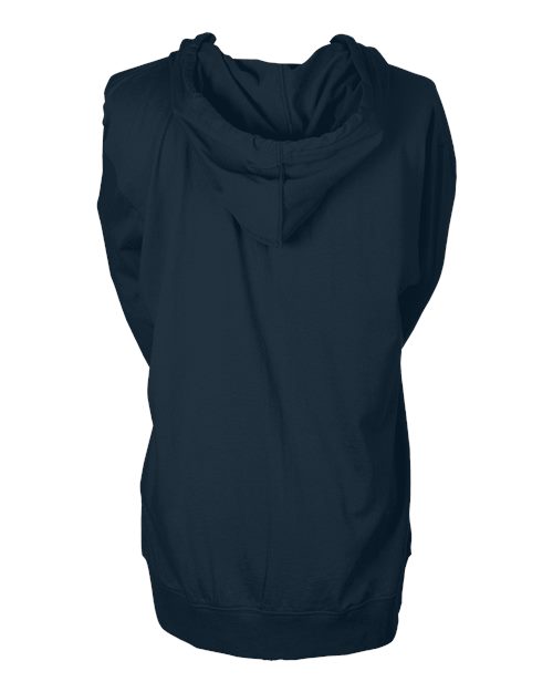 Tultex Men's Beach Full-Zip Hooded Long Sleeve T-Shirt-2