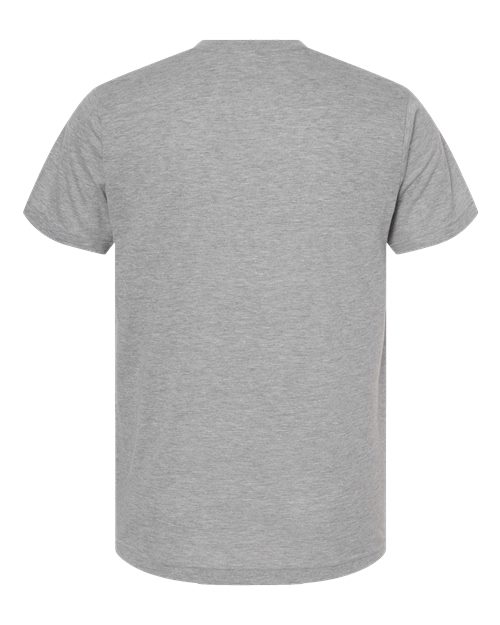 Tultex Men's Poly-Rich V-Neck T-Shirt-2