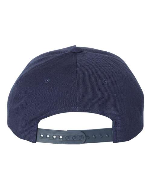 YP Classics Premium Five-Panel Curved Bill Snapback Cap-2