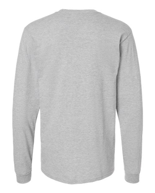 Tultex Men's Heavyweight Jersey Long Sleeve T-Shirt-2