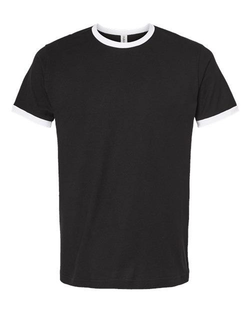 Tultex Men's Fine Jersey Ringer T-Shirt-1