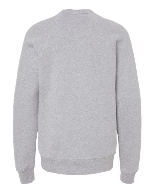 BELLA + CANVAS Youth Sponge Fleece Crewneck Sweatshirt-2