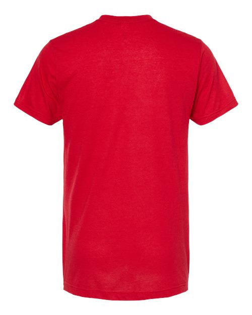 Tultex Men's Poly-Rich V-Neck T-Shirt-2