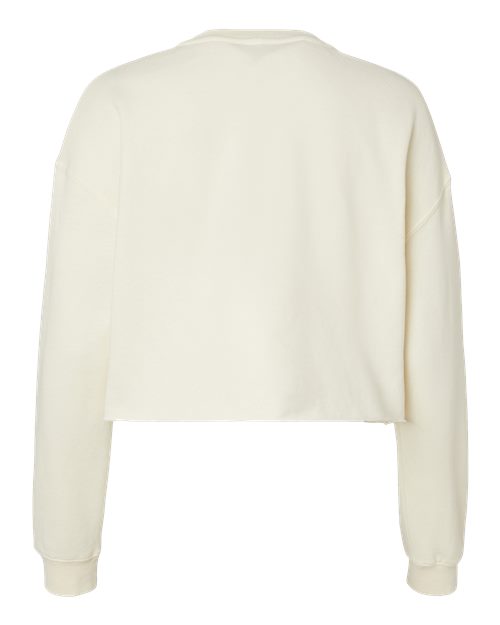 Independent Trading Co. Women's Lightweight Crop Crewneck Sweatshirt-2