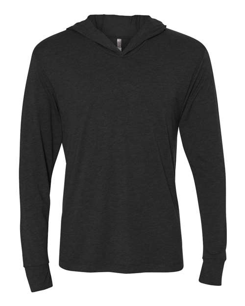Next Level Men's Triblend Hooded Long Sleeve Pullover T-Shirt-1