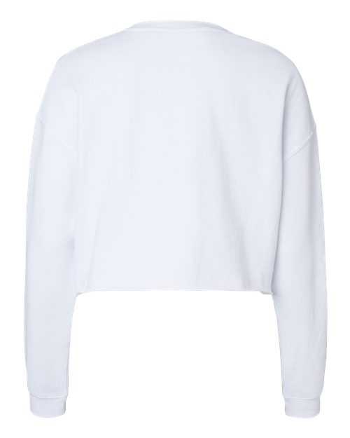 Independent Trading Co. Women's Lightweight Crop Crewneck Sweatshirt-2