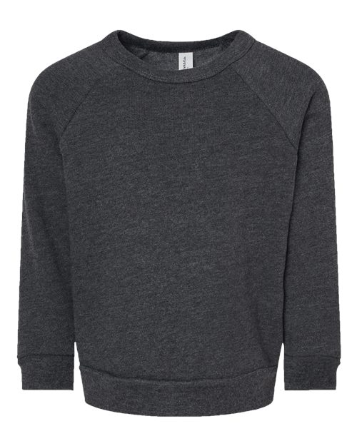 BELLA + CANVAS Toddler Sponge Fleece Raglan Crewneck Sweatshirt-1