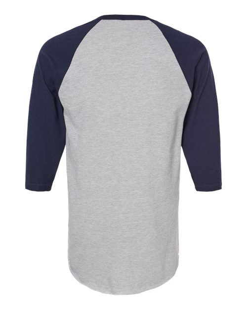Tultex Men's Fine Jersey Raglan T-Shirt-2