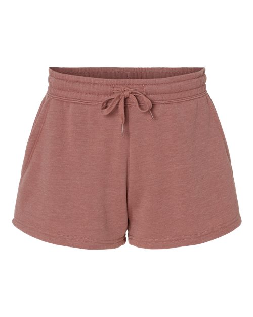 Independent Trading Co. Women’s Lightweight California Wave Wash Fleece Shorts-1