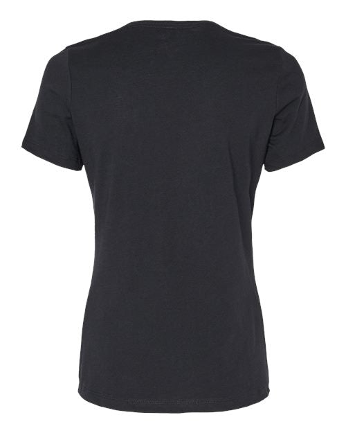 BELLA + CANVAS Women's Relaxed Heather CVC V-Neck Tee-2